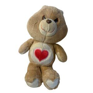 Vtg 1983 Kenner Care Bears Tenderheart Heart Brown Bear 13"